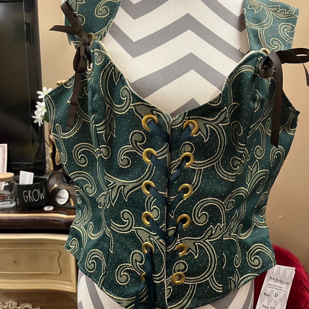 Damsel Green Corset Top
